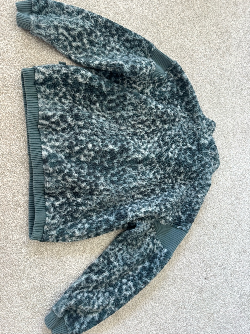 JoyLab Teal & Navy Sherpa Half-Zip Pullover size Small Great condition - Picture 8 of 8